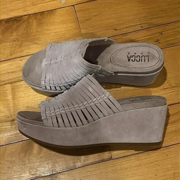 Luca Lane Larissa Wedge Sandal Size 11 - Picture 6 of 8